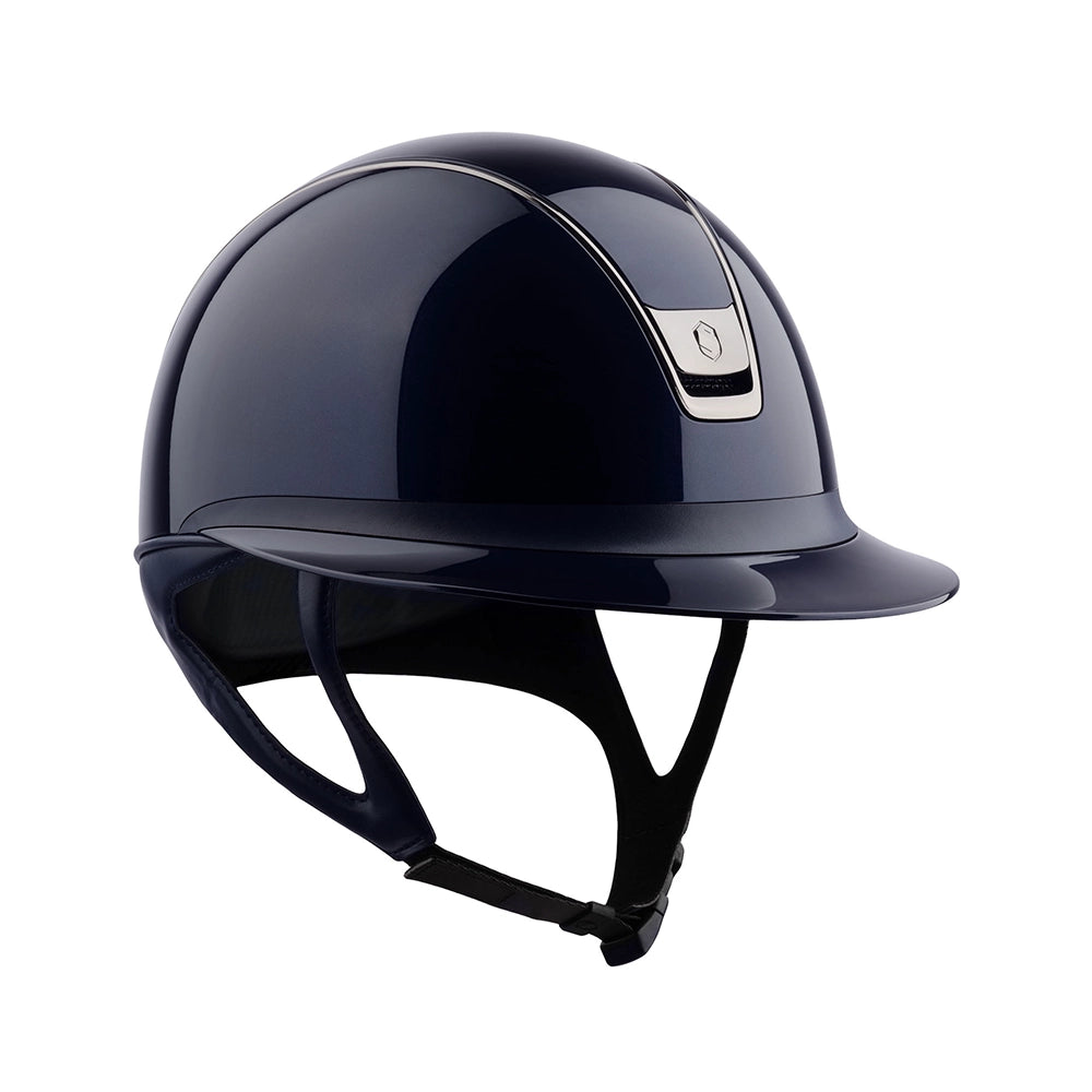 Samshield Miss Shield V2 Glossy ratsastuskypärä sivusta, elegantti muoto ja moderni design