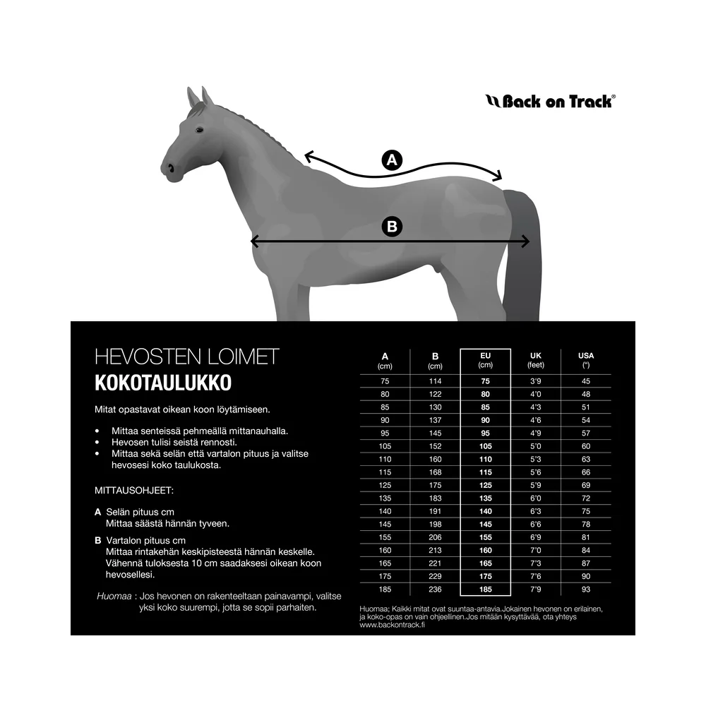 Back on Track Royal Deluxe verkkoloimi – hengittävä Welltex®-loimi