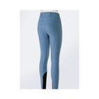 Equiline Eqedisonfh full grip -ratsastushousut provincial blue takaa istuvalla mallilla