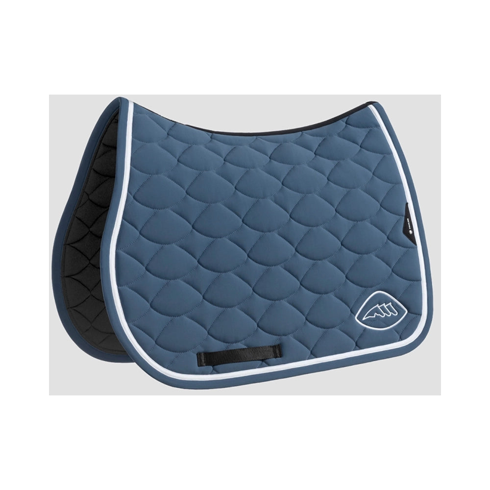 Equiline EQEROC Tech satulahuopa este dark denim värissä microstud-logolla